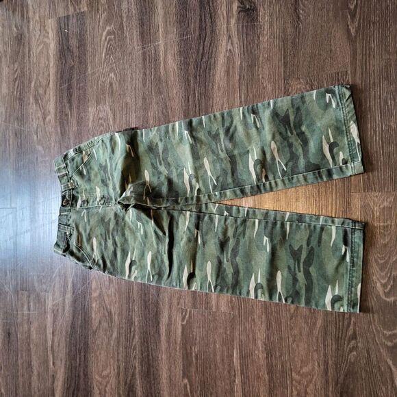 John Deere Carpenter Utility Straight Pants w/ Adjustable Waste Boys 12 Regular - Picture 4 of 10